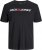 Jack & Jones Corp Logo Crew Neck T-Shirt Black - Magliette - Magliette Uomo Taglie Forti