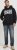 Jack & Jones CORP LOGO Large Print Hoodie Black - Felpe & felpe con cappuccio - Felpe & Felpe con Cappuccio Uomo Taglie Forti