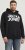 Jack & Jones CORP LOGO Large Print Hoodie Black - Felpe & felpe con cappuccio - Felpe & Felpe con Cappuccio Uomo Taglie Forti