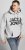 Jack & Jones CORP LOGO Large Print Hoodie Light Grey Melange - Felpe & felpe con cappuccio - Felpe & Felpe con Cappuccio Uomo Taglie Forti