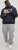 Jack & Jones CORP LOGO Large Print Hoodie Navy Blazer - Felpe & felpe con cappuccio - Felpe & Felpe con Cappuccio Uomo Taglie Forti