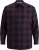 Jack & Jones Gingham L/S Shirt Dark Red - Camicie - Camicie Taglie Forti Uomo
