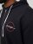 Jack & Jones JJSTAMP ZIP Hoodie Black - Felpe & felpe con cappuccio - Felpe & Felpe con Cappuccio Uomo Taglie Forti