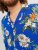 Jack & Jones JORLUKE FLORES Resort Shirt Nautical Blue - Camicie - Camicie Taglie Forti Uomo