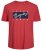 Jack & Jones JORJOSHUA T-shirt Red - Magliette - Magliette Uomo Taglie Forti