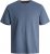 Jack & Jones PAULOS T-Shirt Denim Blue - Magliette - Magliette Uomo Taglie Forti