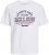 Jack & Jones JJELOGO O-Neck T-Shirt White - Magliette - Magliette Uomo Taglie Forti