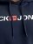 Jack & Jones CORP OLD LOGO REG FIT Hoodie Navy Blazer - Felpe & felpe con cappuccio - Felpe & Felpe con Cappuccio Uomo Taglie Forti