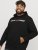 Jack & Jones CORP OLD LOGO REG FIT Hoodie Black - Felpe & felpe con cappuccio - Felpe & Felpe con Cappuccio Uomo Taglie Forti