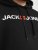 Jack & Jones CORP OLD LOGO REG FIT Hoodie Black - Felpe & felpe con cappuccio - Felpe & Felpe con Cappuccio Uomo Taglie Forti