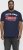 Jack & Jones LOGO O-Neck T-Shirt Dark Blue - Magliette - Magliette Uomo Taglie Forti