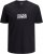 Jack & Jones Tarmac Branding Crew Neck T-Shirt Black - Magliette - Magliette Uomo Taglie Forti