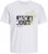  Jack & Jones Jaxon Crew Neck T-Shirt White - Magliette - Magliette Uomo Taglie Forti