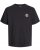  Jack & Jones Jackie Crew Neck T-Shirt Black - Magliette - Magliette Uomo Taglie Forti