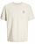 Jack & Jones Jackie Crew Neck T-Shirt Moonbeam - Magliette - Magliette Uomo Taglie Forti