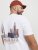 Jack & Jones Boston Photo Crew Neck T-Shirt Bright White - Magliette - Magliette Uomo Taglie Forti