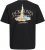 Jack & Jones Boston Photo Crew Neck T-Shirt Black - Magliette - Magliette Uomo Taglie Forti