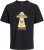 Jack & Jones Anatomy Skull Crew Neck T-Shirt Black - Magliette - Magliette Uomo Taglie Forti