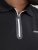 Jack & Jones Fusion Pique Zipper Polo Black - Polo - Polo Uomo Taglie Forti