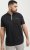 Jack & Jones Fusion Pique Zipper Polo Black - Polo - Polo Uomo Taglie Forti
