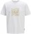 Jack & Jones Tarmac Camo Crew Neck T-Shirt Bright White - Magliette - Magliette Uomo Taglie Forti