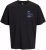 Jack & Jones Compact Crew Neck T-Shirt Black - Magliette - Magliette Uomo Taglie Forti