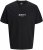 Jack & Jones Snake Crew Neck T-Shirt Black - Magliette - Magliette Uomo Taglie Forti