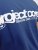 Jack & Jones Union Front & Back Print Crew Neck T-Shirt Beaucoup Blue - Magliette - Magliette Uomo Taglie Forti