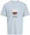 Jack & Jones Vira Branding Crew Neck T-Shirt Skyway - Magliette - Magliette Uomo Taglie Forti