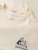 Jack & Jones Bellagio Collage Crew Neck T-Shirt Antique White - Magliette - Magliette Uomo Taglie Forti