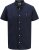 Jack & Jones Summer Shield Short Sleeve Shirt Maritime Blue - Camicie - Camicie Taglie Forti Uomo