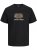 Jack & Jones Calma Crew Neck T-Shirt Black - Magliette - Magliette Uomo Taglie Forti