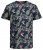 Jack & Jones JJCOASTAL AOP T-Shirt Navy - Magliette - Magliette Uomo Taglie Forti