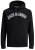 Jack & Jones JJCITY Hoodie Black - Felpe & felpe con cappuccio - Felpe & Felpe con Cappuccio Uomo Taglie Forti