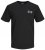 Jack & Jones JCOEDTN T-Shirt with Back Print Black - Magliette - Magliette Uomo Taglie Forti