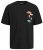 Jack & Jones JORDECAL T-Shirt with Back Print Black - Magliette - Magliette Uomo Taglie Forti