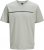 Jack & Jones FUSION Full Branding T-Shirt Aqua Grey - Magliette - Magliette Uomo Taglie Forti