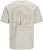  Jack & Jones Summer Vibes Crew Neck T-Shirt Moonbeam - Magliette - Magliette Uomo Taglie Forti