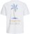 Jack & Jones Summer Vibes Crew Neck T-Shirt White - Magliette - Magliette Uomo Taglie Forti