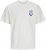 Jack & Jones Charge Crew Neck Printed T-Shirt White - Magliette - Magliette Uomo Taglie Forti