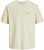 Jack & Jones Retiro Crew Neck T-Shirt Antique White - Magliette - Magliette Uomo Taglie Forti