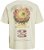 Jack & Jones Retiro Crew Neck T-Shirt Antique White - Magliette - Magliette Uomo Taglie Forti