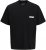 Jack & Jones Summer Sago Print Crew Neck T-Shirt Black - Magliette - Magliette Uomo Taglie Forti