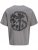 Jack & Jones Summer Sago Print Crew Neck T-Shirt Gray Flannel - Magliette - Magliette Uomo Taglie Forti