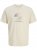 Jack & Jones Calma Crew Neck T-Shirt Sweet Corn - Magliette - Magliette Uomo Taglie Forti