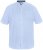 D555 James Short Sleeve Oxford Shirt Sky Blue - Camicie - Camicie Taglie Forti Uomo