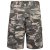 Kam Jeans 329 Short Charcoal Camo - Shorts - Pantaloncini Uomo Taglie Forti