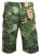 Kam Jeans 330 Cargoshorts Camo - Shorts - Pantaloncini Uomo Taglie Forti