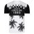 Kam Jeans 5228 Malibu T-shirt Black/White - Magliette - Magliette Uomo Taglie Forti