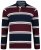 Kam Jeans 5242 Long Sleeve Polo Burgundy - Polo - Polo Uomo Taglie Forti
